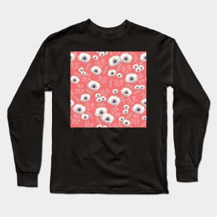 Flowers Pattern Long Sleeve T-Shirt